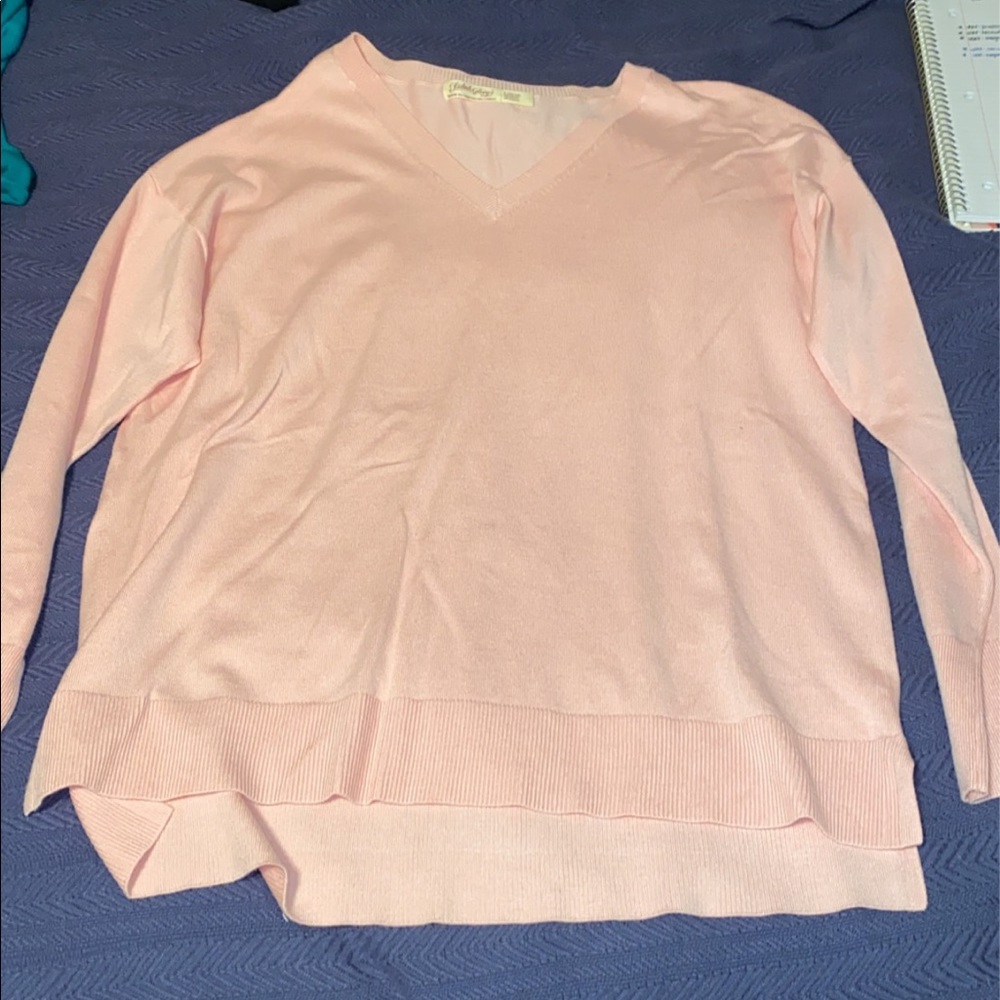 Faded Glory V-Neck Long Sleeve Sweater